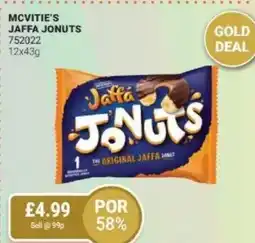 Bestway Mcvitie's jaffa jonuts offer