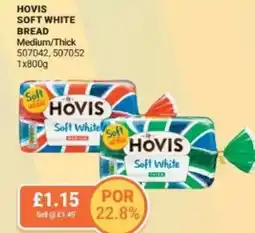 Bestway Hovis soft white bread Medium/Thick offer