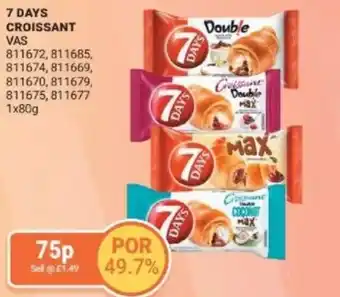 Bestway 7 DAYS Croissant offer