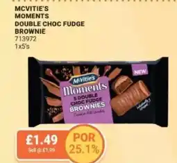 Bestway Mcvitie's moments double choc fudge brownie offer