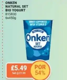 Bestway Onken natural set bio yogurt offer