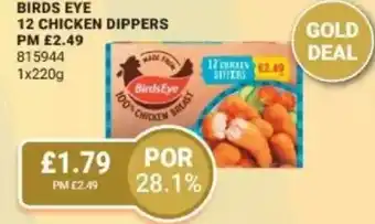 Bestway Birds eye 12 chicken dippers offer