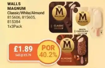Bestway WALLS MAGNUM Classic/White/Almond offer