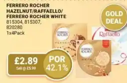 Bestway Ferrero rocher hazelnut/raffaello/ ferrero rocher white offer