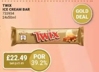 Bestway Twix ice cream bar offer