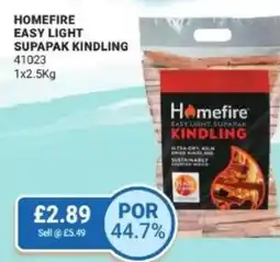 Bestway Homefire easy light supapak kindling offer