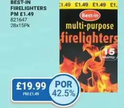 Bestway Best-in firelighters offer