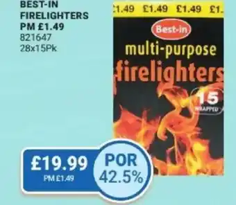 Bestway Best-in firelighters offer