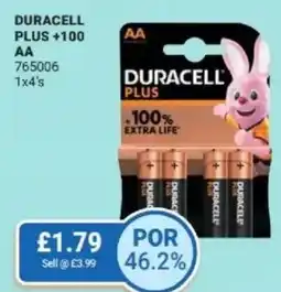 Bestway Duracell plus +100 AA offer