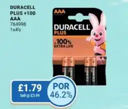 Bestway Duracell plus +100 AAA offer