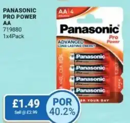 Bestway Panasonic pro power AA offer