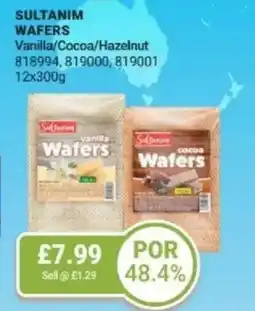 Bestway Sultanim wafers Vanilla/Cocoa/Hazelnut offer