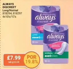 Bestway ALWAYS DISCREET Long/Normal offer