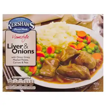 Morrisons Kershaws Homestyle Liver & Onions offer