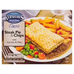 Morrisons Kershaws Classic Steak Pie & Chips offer