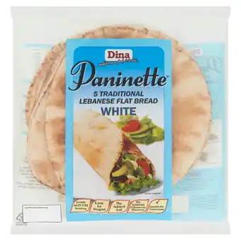 Morrisons Dina Paninette White Bread Wraps offer