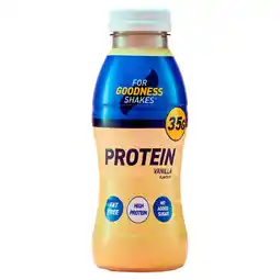 Morrisons For Goodness Shakes 35g Protein Vanilla Shake 330ml offer