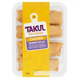 Morrisons Takul Halal Kitchen 4 Chicken Spring Rolls offer