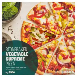 Asda ASDA Stonebaked Vegetable Supreme Pizza 350g offer