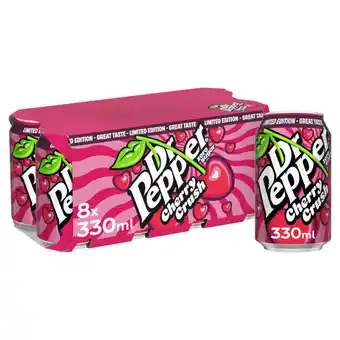 Asda Dr Pepper Zero Cherry Crush 8 x 330ml offer