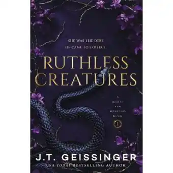 Asda Paperback Ruthless Creatures by J. T. Geissinger offer