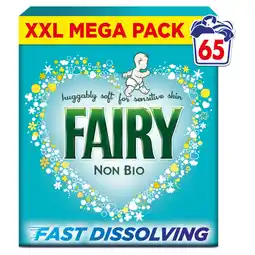 Asda Fairy Non Bio Washing Powder 3.575kg, 65 Washes offer