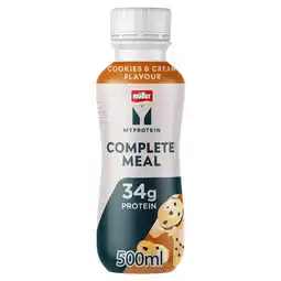 Iceland Muller x MyProtein Cookies & Cream Complete Meal Drink offer