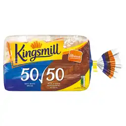 Iceland Kingsmill 50-50 Medium Bread 800g offer