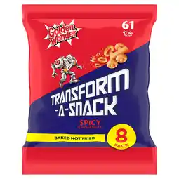 Iceland Golden Wonder Transform-A-Snack Spicy Flavour Snacks 8 x 12g (96g) offer