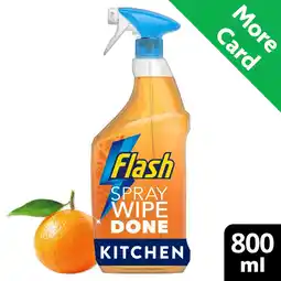 Morrisons Flash Mandarin Spray Wipe & Done Cleaning Spray offer