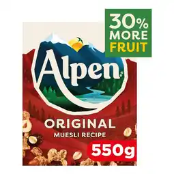 Morrisons Alpen Muesli Original offer
