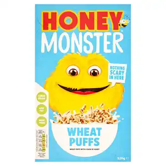 Morrisons Honey Monster Wheat Puffs offer