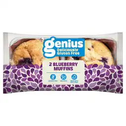 Morrisons Genius Gluten Free Blueberry Muffins 2 Pack offer