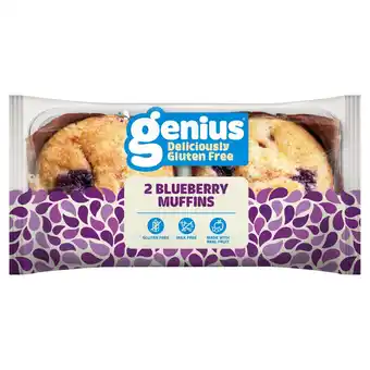 Morrisons Genius Gluten Free Blueberry Muffins 2 Pack offer