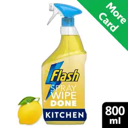 Morrisons Flash Cleaning Spray Wipe Done All Purpose Lemon offer