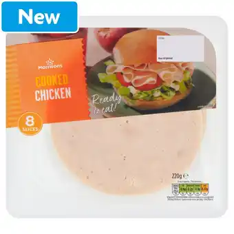 Morrisons Morrisons Cooked Chicken Slices 8 Slices 220g offer
