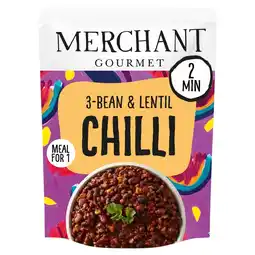Morrisons Merchant Gourmet 3-Bean & Lentil Chilli 280g offer