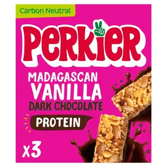 Morrisons Perkier Madagascan Vanilla & Dark Chocolate Bars offer