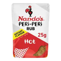 Morrisons Nando's Peri Peri Rub Hot 25g offer