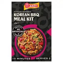 Morrisons Amoy Korean Bbq Noodle Meal Kit 237g offer