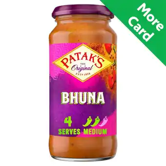 Morrisons Patak's Bhuna Indian Cooking Curry Sauce 450g offer