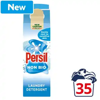 Morrisons Persil Laundry Washing Liquid Detergent Non Bio 35 Washes offer