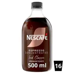Morrisons Nescafe Classic Unsweetened Espresso Coffee Concentrate 500ml offer
