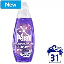 Morrisons Persil Wonder Wash Liquid Detergent Dazzling White 31 Washes offer
