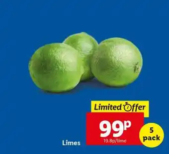 Lidl Limes offer