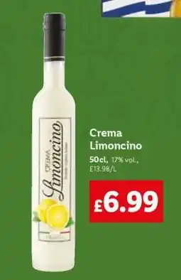 Lidl Crema Limoncino offer