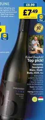 Lidl Haraszthy Sauvignon Blanc, Etyek-Buda, 2024, 75cl offer