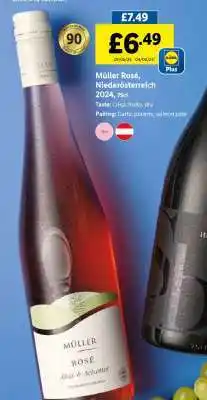Lidl Müller Rosé, Niederösterreich, 2024, 75cl offer