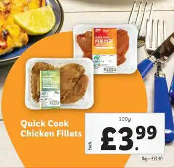 Lidl Quick Cook Chicken Fillets offer