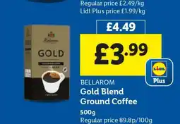 Lidl Bellarom Gold Blend Ground Coffee offer